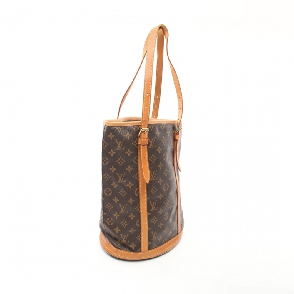 Louis Vuitton Brown Shoulder Monogram Bucket GM